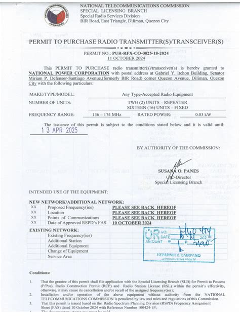 Ntc frequency allocation.  We remain committed to this transformative mission with int...