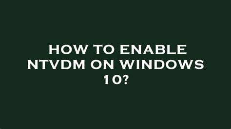 Ntvdm for windows 10 64bit.  It is based on leaked Windows 2000 source code, which was u...