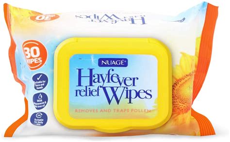 Nuage hay fever relief wipes 30 pack LloydsPharmacy