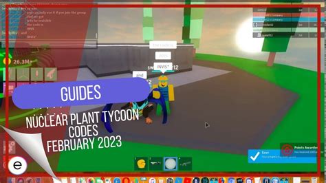 Nuclear Plant Tycoon Game Codes (September 2024) Roblox Den