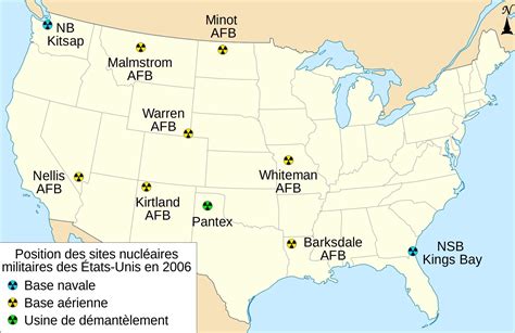Nuclear missile silo locations. During the first decades of the Cold War, Atlas missiles were at the heart of the American arsenal. The first ICBMs developed by the US Air Force, they were equipped with nuclear warheads and had a range of about 8,700 miles. Such missiles were stored in underground silos throughout the country, ready to be deployed at a moment’s notice. 