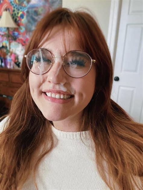 Nude facial glasses girls cum. .  ...