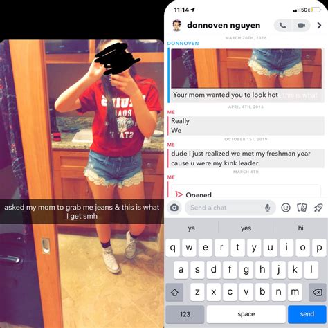Nude in snapchat. Two days ago in a thread titled “The Snappening: Nude teen photos exposed in major Snapchat leak,” a user posted: “Spoiler, there's going to be a lot of underage porn. I would avoid it for ... 