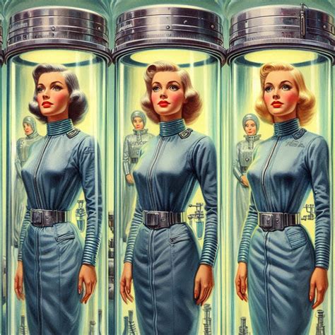 Nude spacewomen. .  ...