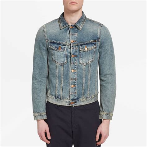 Nudie Billy Shimmering Indigo Denim Jacket Denim END. (Global)