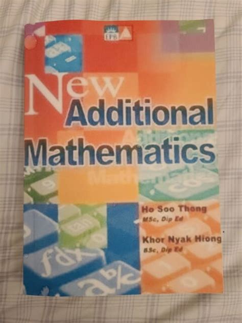 Nuevas matemáticas adicionales por ho soo thong khor nyak hiong soluciones. - Oh s intensive care manual 6e.