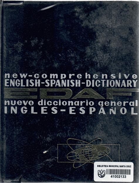 Nuevo diccionario general inglés español, [español inglés] new comprehensive english spanish [spanish english] dictionary. - Konica minolta dimage x1 manual download.