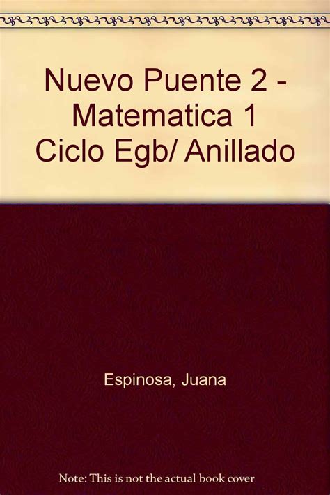 Nuevo puente 5   matematica 2b0ciclo egb/ anillado. - Mtu marine diesel engines workshop manual.