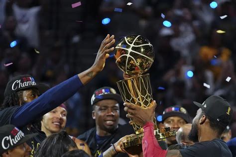 Nuggets players of past take part in celebrating 1st NBA title in team history