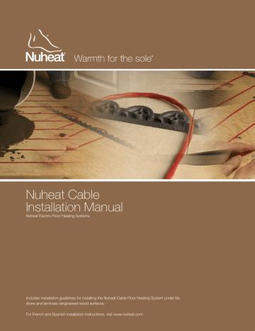 Nuheat Cable Installation Manual Manualzz