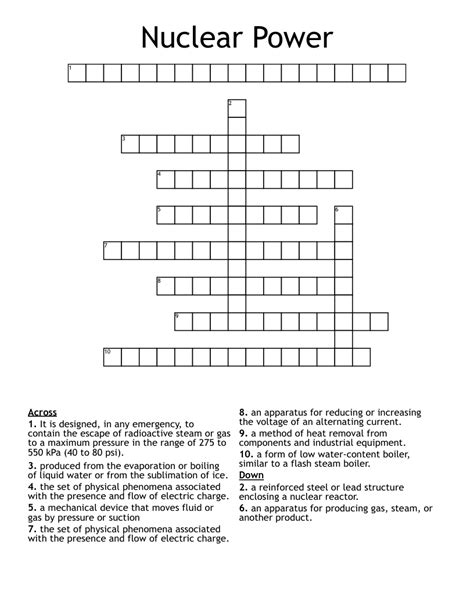 The Crossword Solver found 30 answers to "Radioactive element used as nuclear fuel (9)", 9 letters crossword clue. The Crossword Solver finds answers to classic crosswords and cryptic crossword puzzles. Enter the length or pattern for better results. Click the answer to find similar crossword clues.