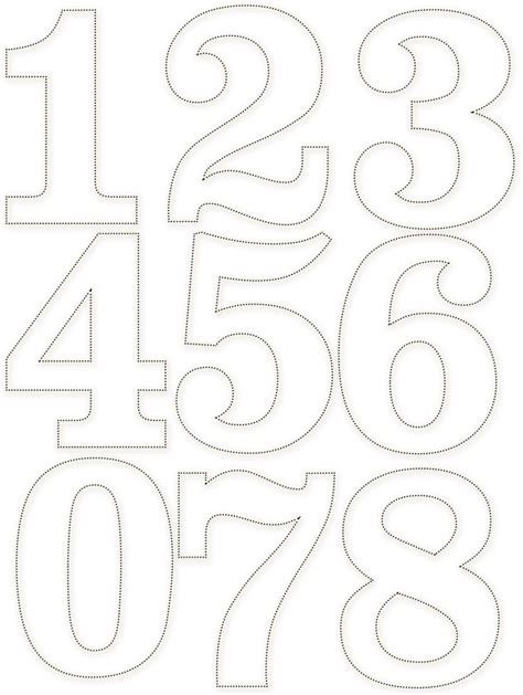 Number Cake Template Free
