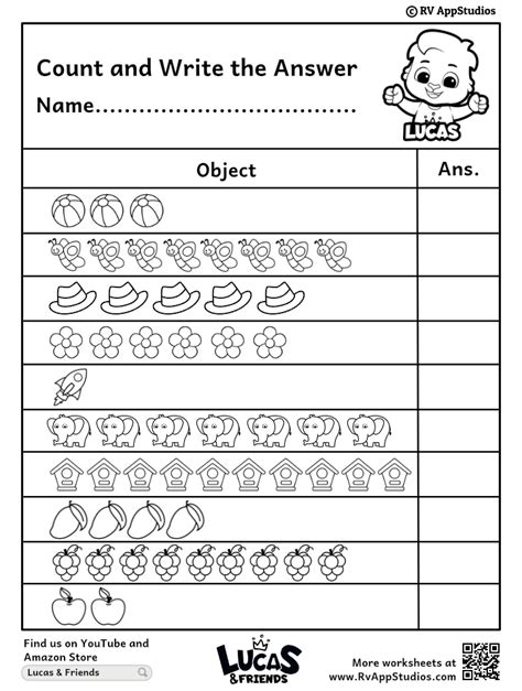 Number Counting Worksheets Math Counting Worksheets Free