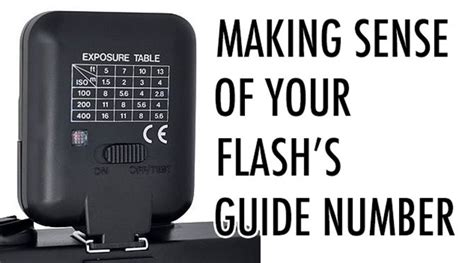 Number Digital Photography Guide Flash