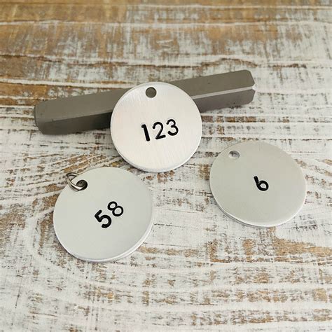 Number Disc Tags - Etsy