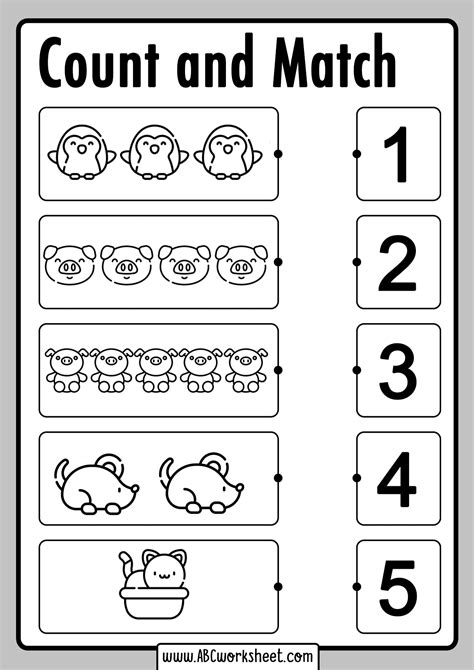 Number Matching Printables