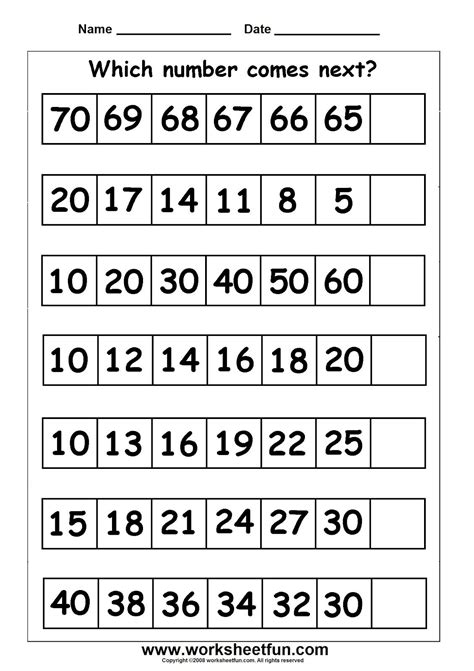 Number Patterns Math Grade 2 & 3 Tutway YouTube