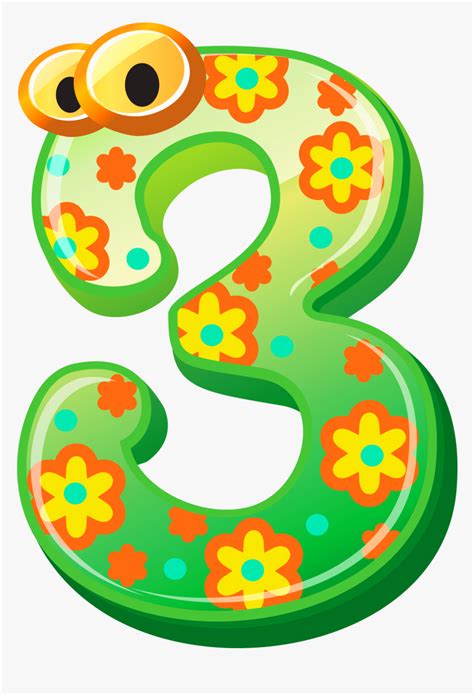 Number Three Clipart