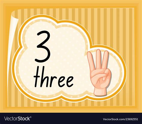 Number Three Hand