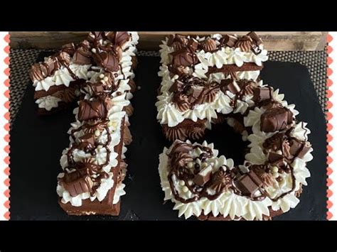 Number cake ado « kinder » 15 ans - YouTube