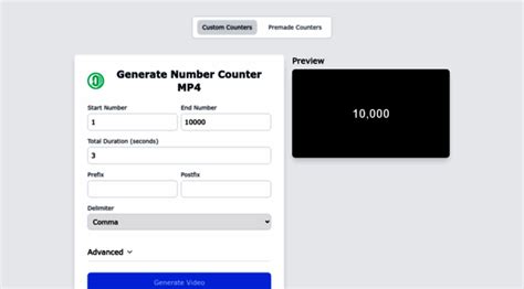 Number counter maker vercel app.  I then decided to make Simple Counter available for an...