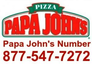 Number for papa johns. It’s a family gathering, memorable birthday, work celebration or simply a great meal. It’s our goal to make sure you always have the best ingredients for every occasion. Call us at (910) 754-7575 for delivery or stop by Shalotte Crossing Pkwy for carryout to order your favorite, pizza, breadsticks, or wings today! Start Your Order. 