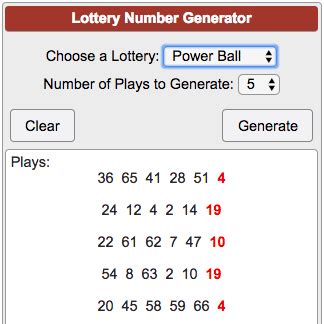 Number generator lottery.  Simply select the ‘Generate!’ Generate ...