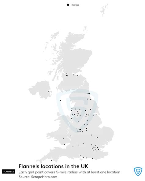 Number of Flannels locations in the UK in 2024 ScrapeHero