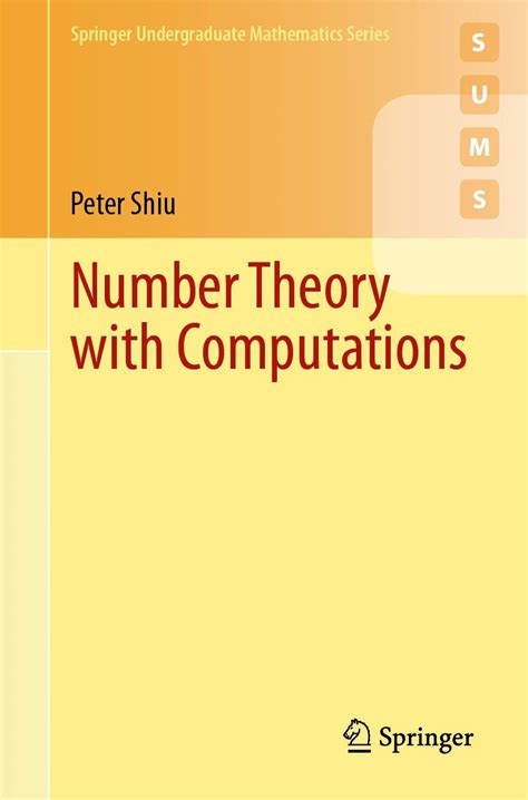 Number theory with computations shiu pdf.  The second part is devoted to...