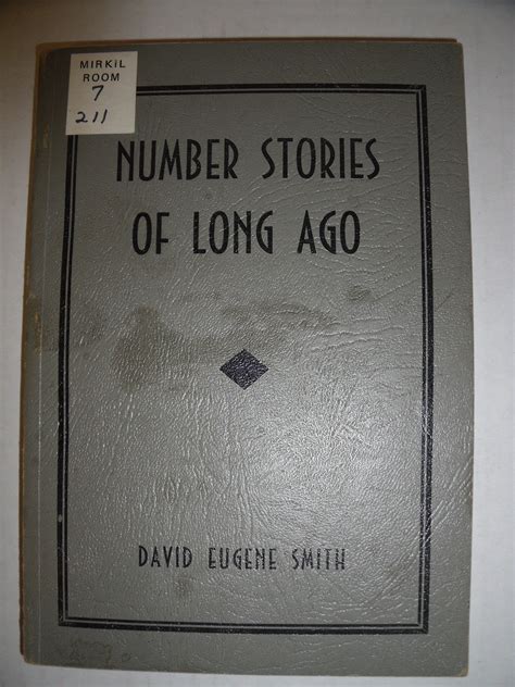 Download Number Stories Of Long Ago By David Eugene Smith