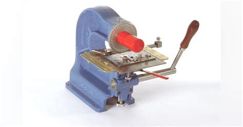 Numberall Model 40B Numbering & Lettering Press From Numberall Stamp