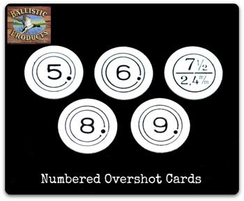 Numbered overshot cards.  Excellent for use with BPI Roll Crimpers.  P...