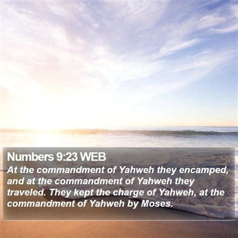 Numbers 9 Scripture Images Numbers Chapter 9 WEB Bible Verse Pictures