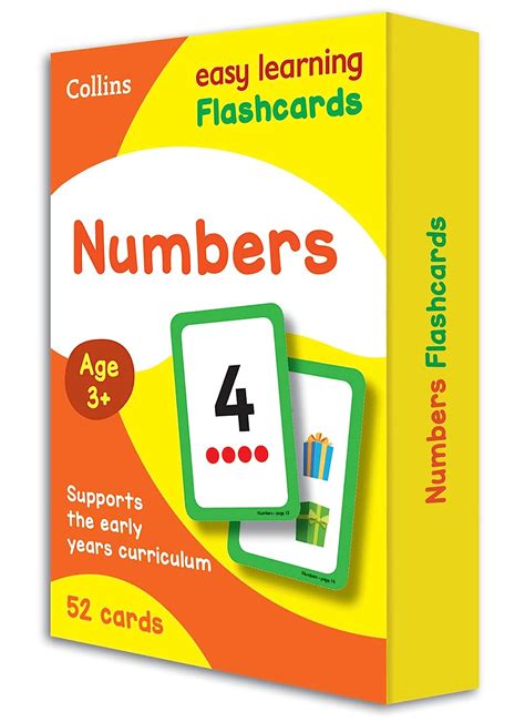 Numbers Flashcards Collins Easy Learning Preschool