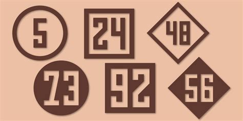 Numbers Style Three Font Fontspring