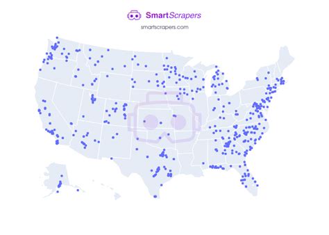 Numbers of Builders FirstSource in United States SmartScrapers