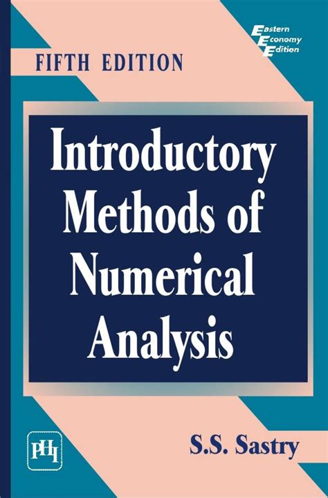 Numerical Analysis Sastry
