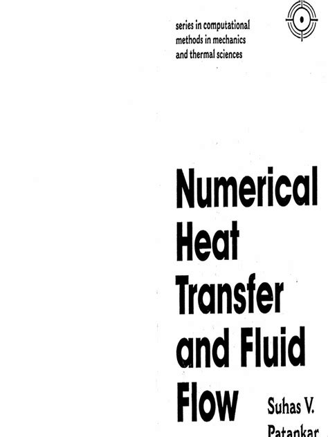 Numerical Heat Transfer And Fluid Flow Patankar Solution Manual Pdf