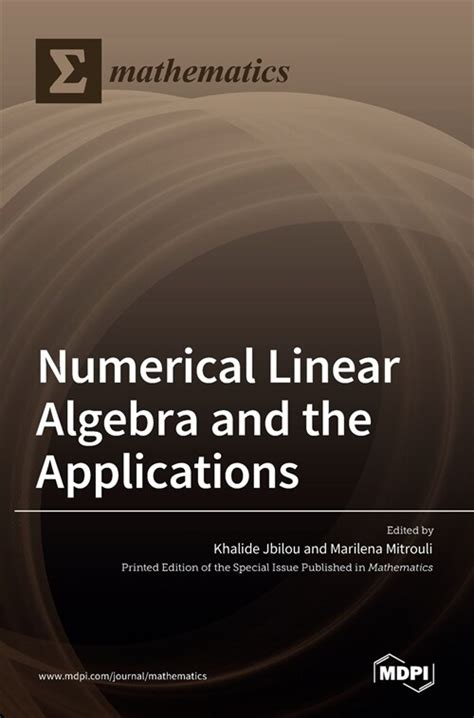 Numerical linear algebra and applications manual. - 2001 nissan primera workshop repair manual.