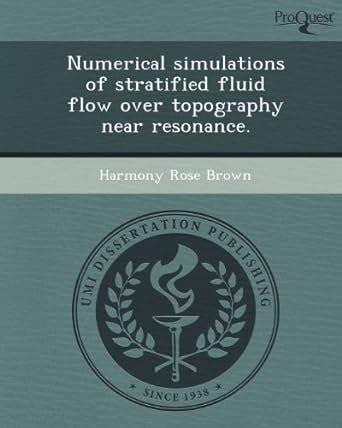 Numerical simulations of uniformly stratified fluid flow over topography