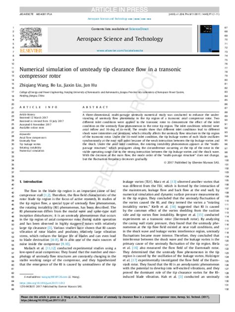 Numerical study on unsteadiness of tip clearance flow and