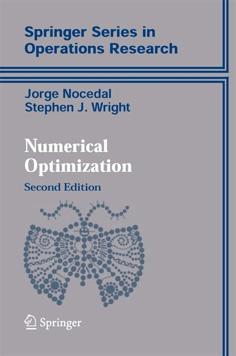 Read Online Numerical Optimization By Jorge Nocedal