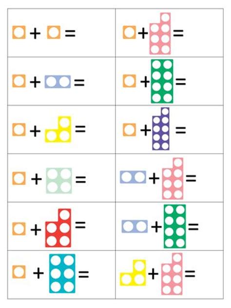Numicon Addition To 10 Numicon Learning Math Math Worksheet