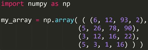 Numpy array of integers from 1 to n.  Often, we need to create arrays of integers, ...
