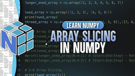 Numpy slicing 3d array.  This beginner-friendly tutorial covers slicing techniques with detai...