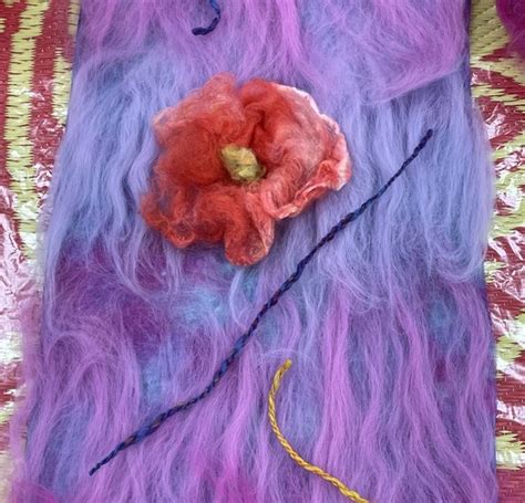 Nuno Felt Scarf Class + Sheep – Felting and Fiber Studio