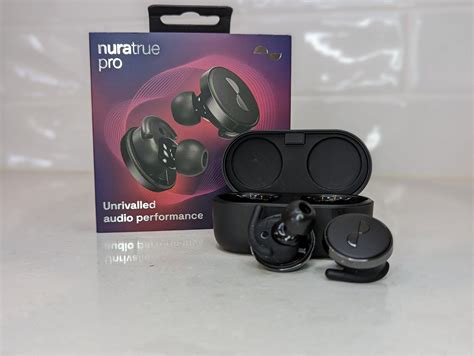 Nuratrue pro. Nov 22, 2022 · NuraTrue Pro - True Wireless Earbuds with Personalised Sound, Lossless Audio, Active Noise Cancellation, Spatial Audio, up to 32 Hours Battery, Bluetooth 5.3, Snapdragon Sound. Visit the nura Store. 4.0 28 ratings. 