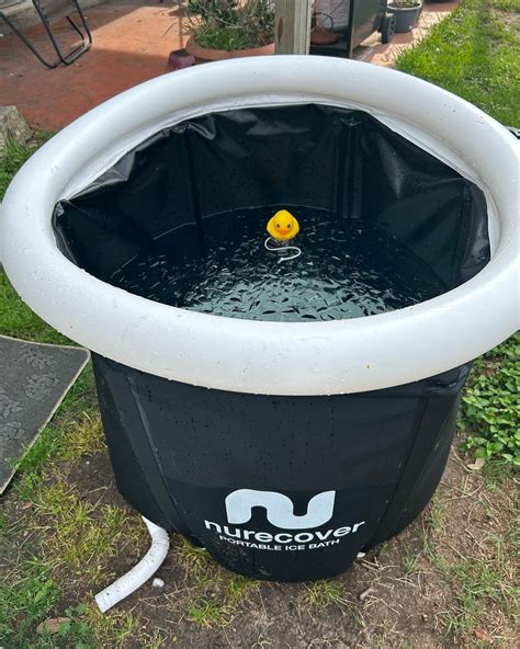 Nurecover. If you are not completely satisfied with the nurecover® Portable Ice Bath, we'll help with the return and refund you. GET 15% OFF + FREE SHIPPING! Thermo Lid. 1 x Ice Bath Pod. 1 x Protective Lid. 6 x Durable Support Legs. 1 x Water Cushion. 1 x Hand Pump. 1 x Drain Hose. 1 x User Manual. £125.00. £79.00. 