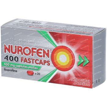 Nurofen 400mg Fastcaps 20 capsules - Pharmacie en ligne