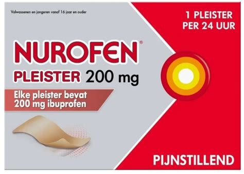 Nurofen Ibuprofen Pleister 200mg 4 stuks - drogist